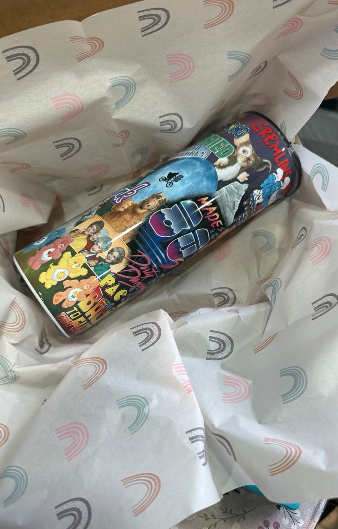 80’s kids 20oz tumbler