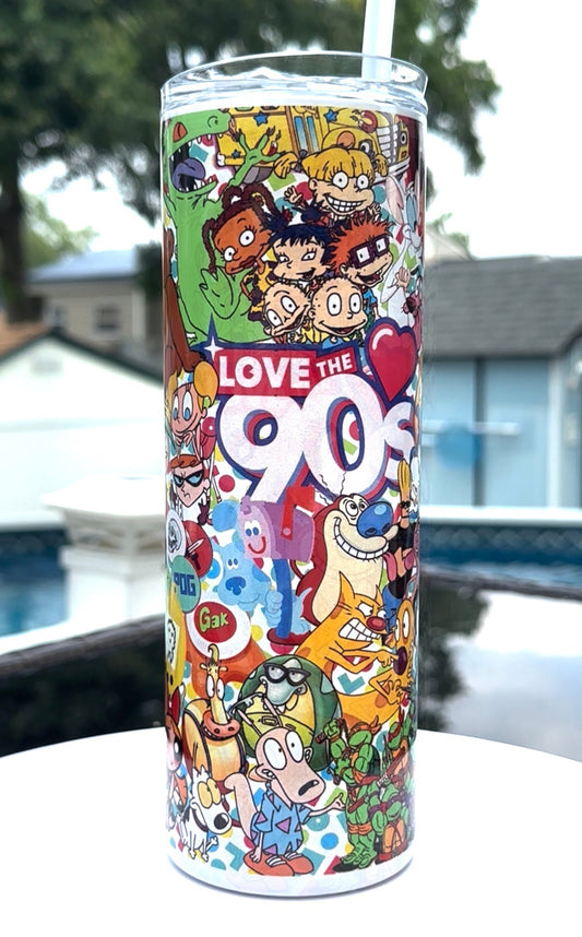 90’s kids 20oz tumbler