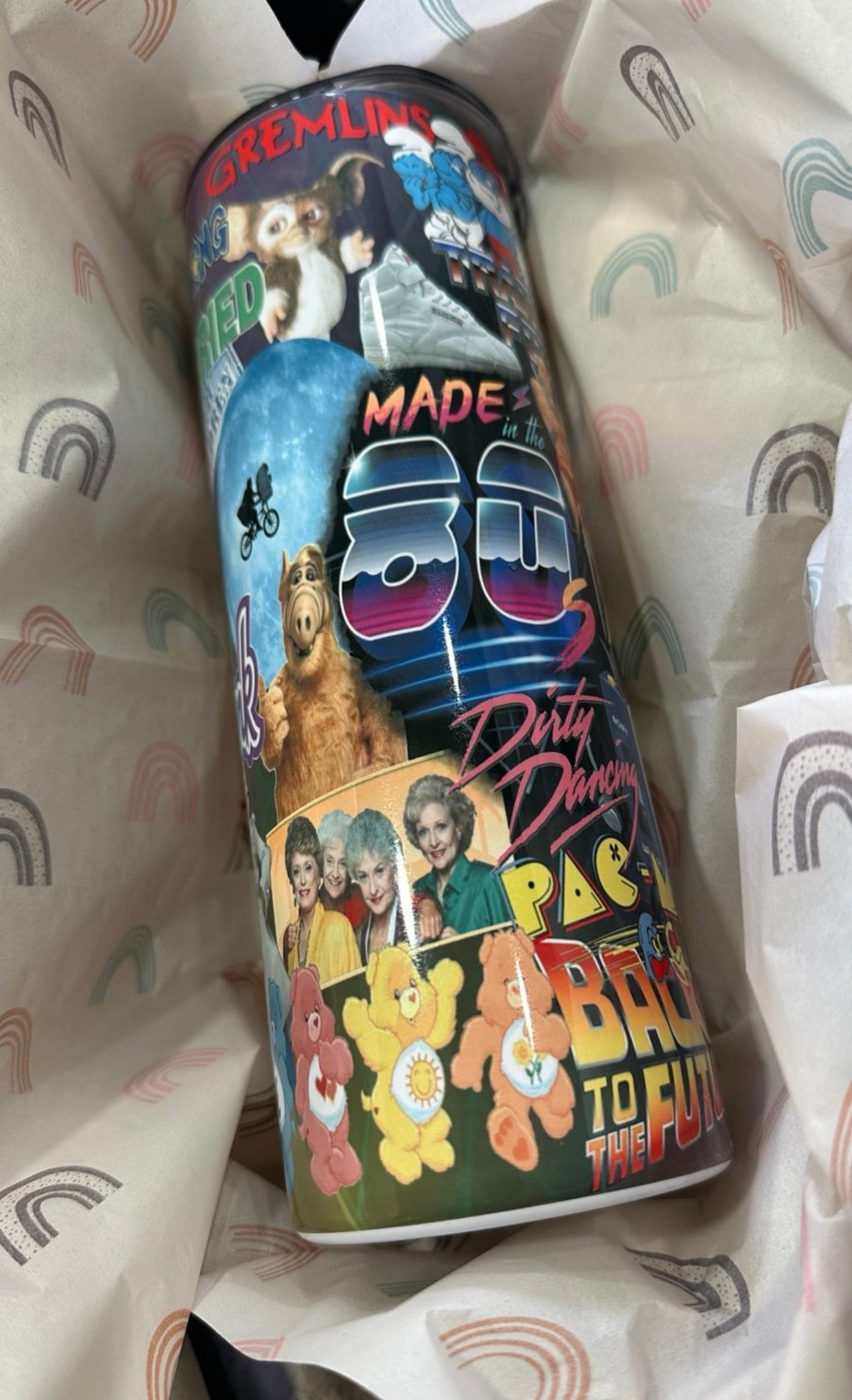 80’s kids 20oz tumbler
