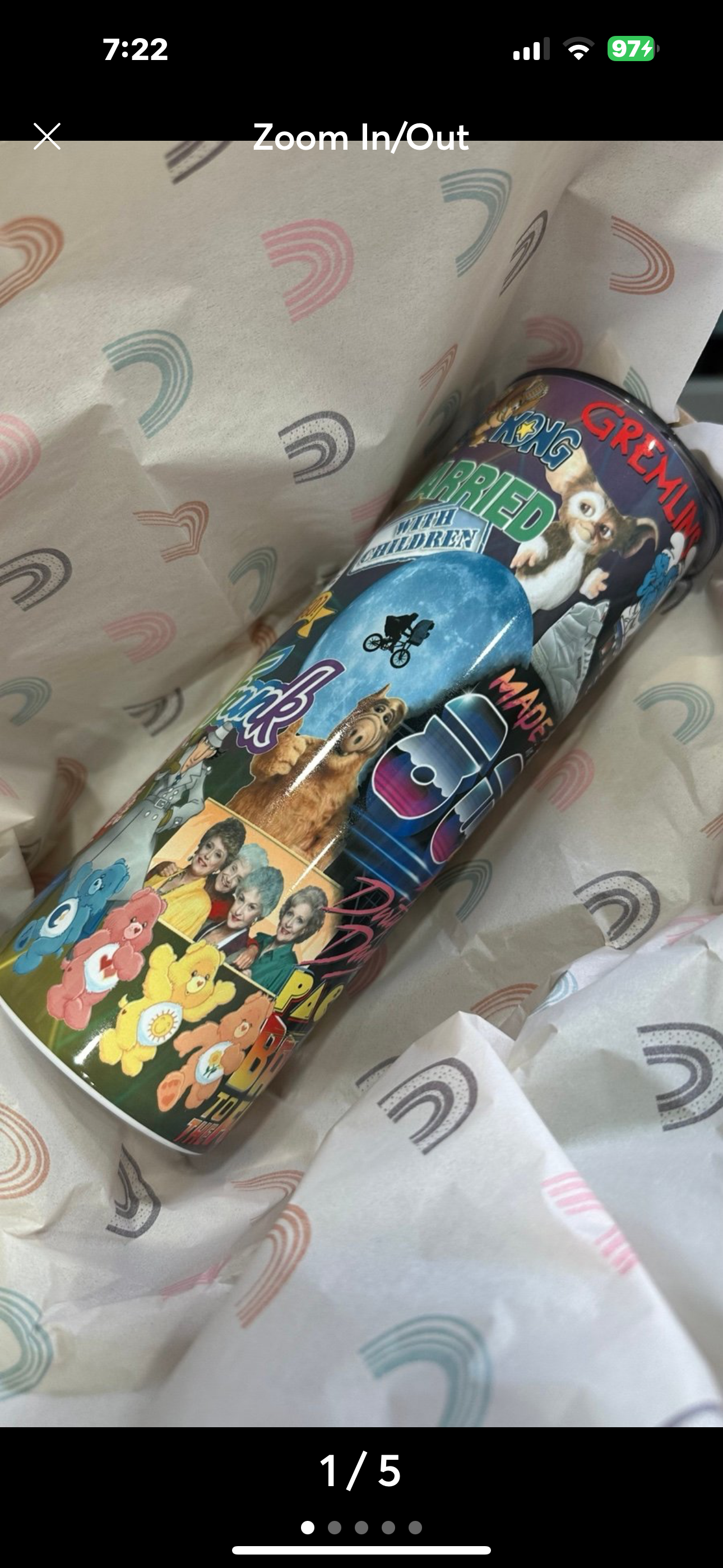80’s kids 20oz tumbler