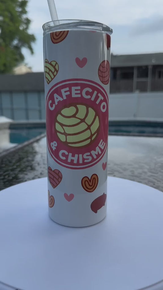 Cafecito y chime 20oz tumbler